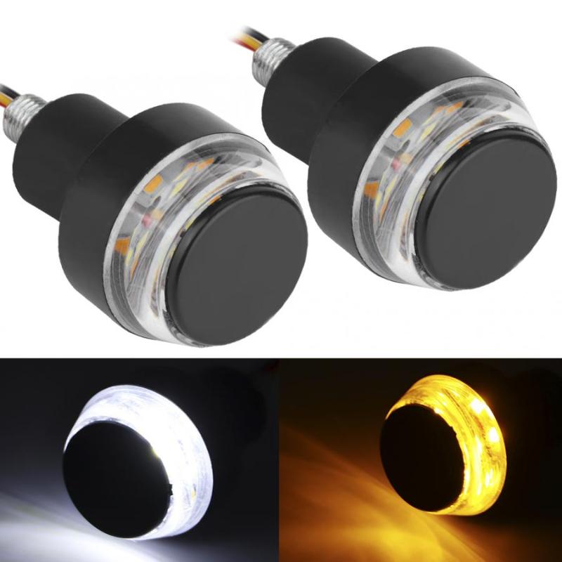 

2pcs LED License Plate Light Signal Lamp 27.6in Cable Accessory for Motorcycle ATV Scooter accessories, As pic