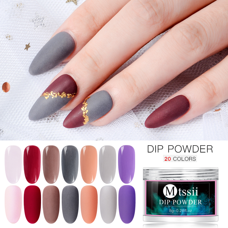 

Dipping Nail Powders Gradient French Nail Natural Color Holographic Glitter Without Lamp Cure Art Decorations Pigments Dust