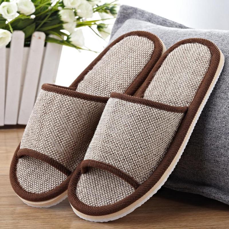 

Home Shoes Men Indoor Slippers Couples Fashion Casual Home Slippers Floor Flat Shoes chaussons homme #20J19, Gray