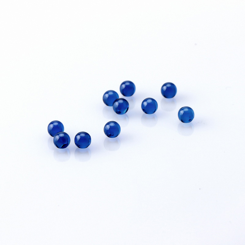 

4mm Sapphire Terp Pearls Blue Terp Pearls Beads Insert For Beveled Edge Quartz Banger Nails Glass Water Bongs Dab Oil Rigs Pipes