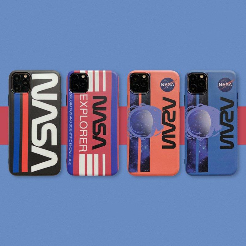 

Luxury Silicone NASA TPU cover Designer phone case for iphone 11 Pro X XS Max Xr 7 8 Plus Fashion soft Cover Funda