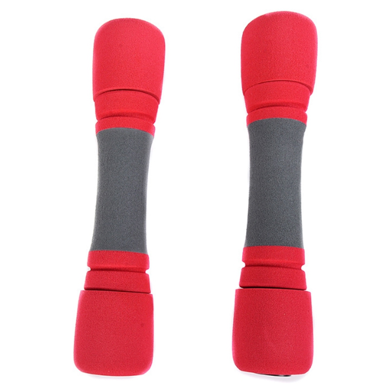 

Super sell-1 Pair Women Aerobics Yoga Dumbbell Aquatic Barbell Fitness Pool Exercise Training, Pink