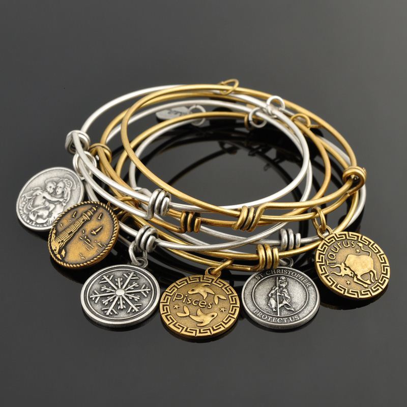 

Fashion Accessories Expandable Adjustable Wire Bangle Women Bracelet, Silver