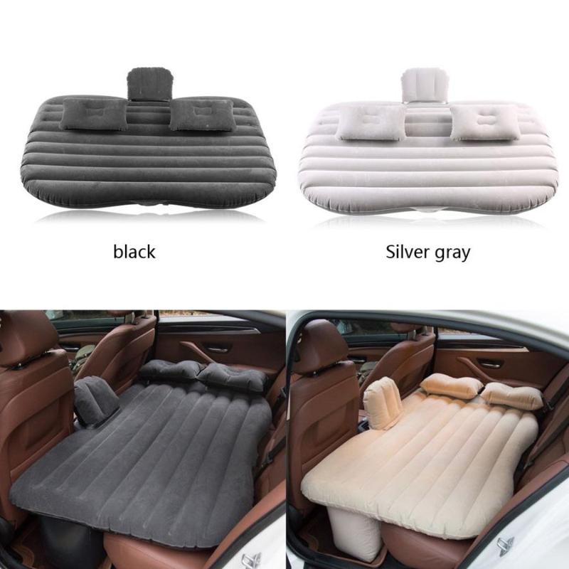 

Car Inflatable Bed Back Seat Mattress Airbed for Rest Sleep Travel Camping Back Seat Mattres Black Silver Gray Automobiles