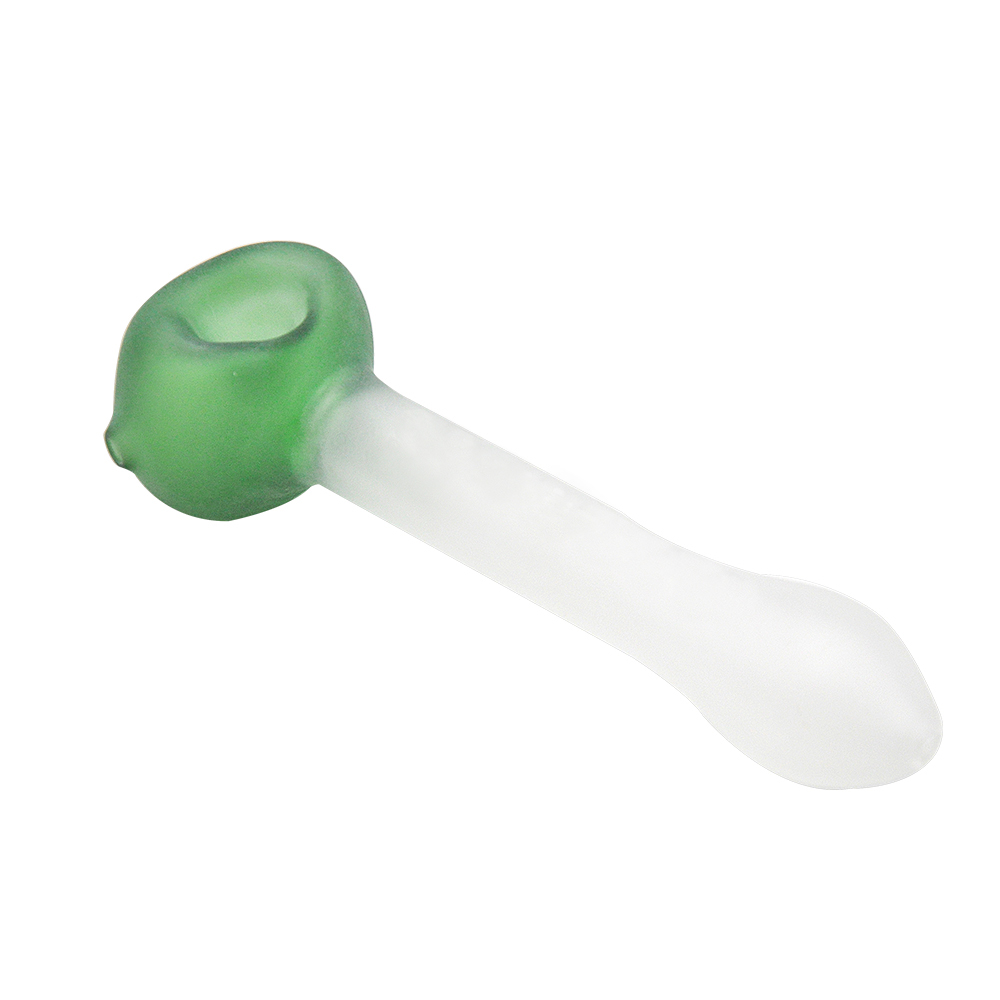 

COURNOT Frosted Feeling Glass Smoking Pipe 158 MM Glass Oil Burner Pipe Dry Herb Hand Spoon Glass Pipe Smoking Tool