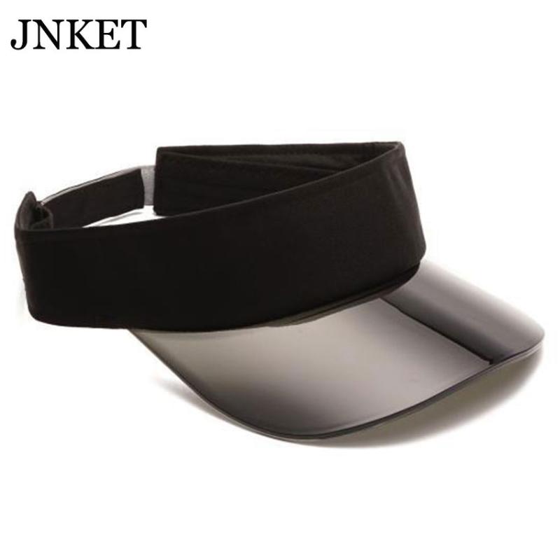 

JNKET Unisex Outdoor Travel Empty Top Hat Summer Sun Visors Cap Summer Hat PVC Sunhat Women Sunscreen Hats, White