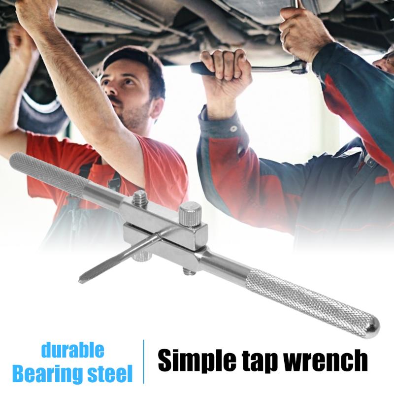 

M4-M12 Tap Wrench Drill Hand Tapping Tool Bolts Screw Thread Tap Twist Drill Bit Taps Holder Tapping Reamer Tools