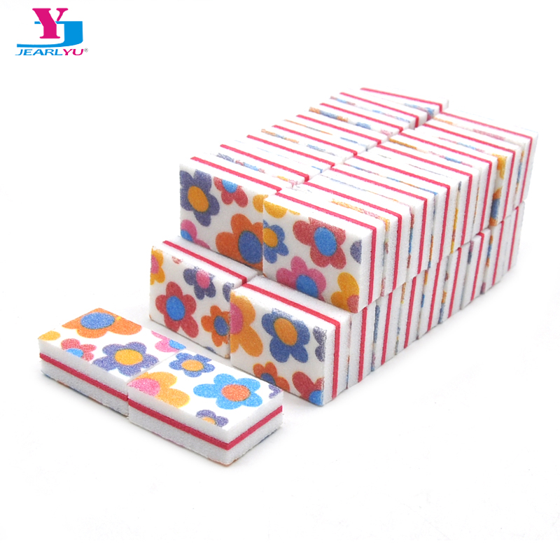 

MiNi 500pcs/lot Nail File Sanding Sponge Cuticle Remover Nail Buffing Polisher Portable Colorful Nagel Vijl Sandpaper Tool
