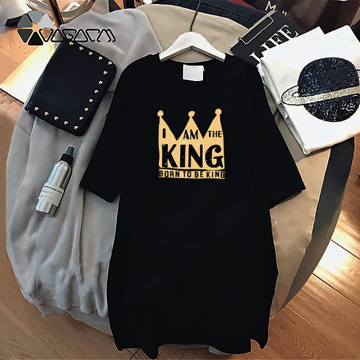 

DIY Dresses for Women Summer Fashion Short Sleeve Above Knee Dress Womens Letters Printed with Crown Dress Women Oversize Tshirts, White