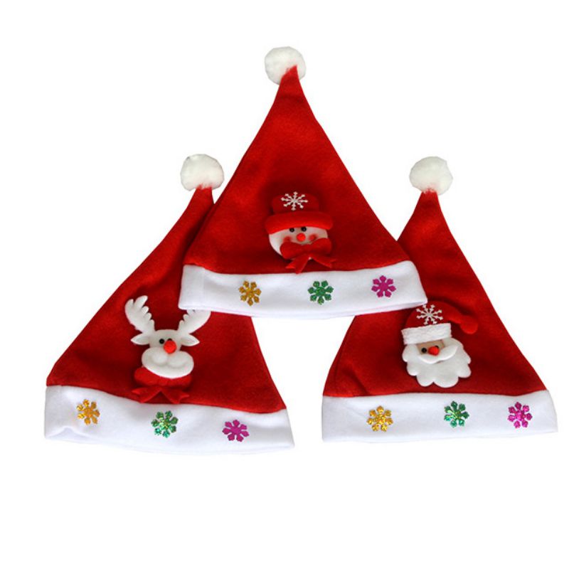 

Cute Christmas Hats Santa Hats Children Women Men Boys Girls Cap Christmas Party Props Ornaments Decoration Ssupplies