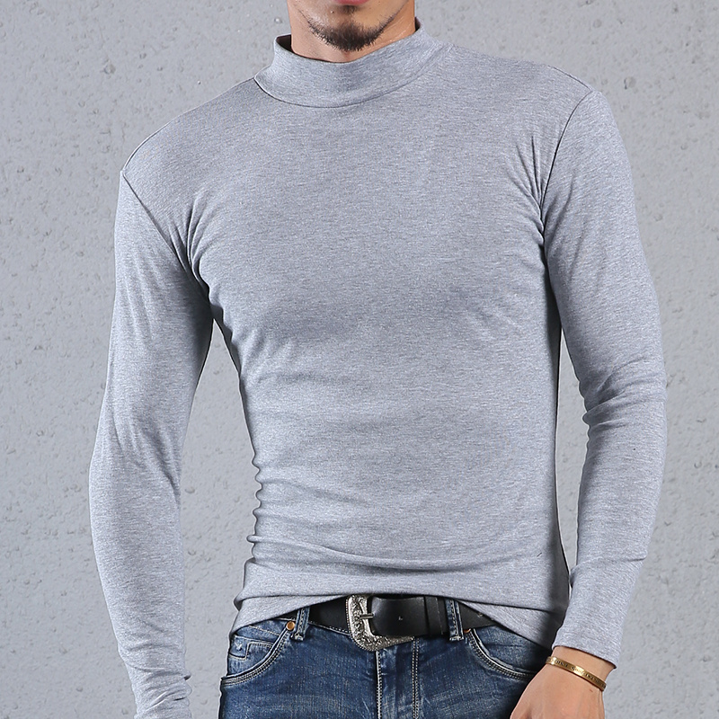 

Spring men's pure cotton net black gray white long-sleeved shirt shirt, Color blue