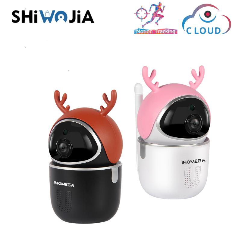 

SHIWOJIA 4MP HD IP Camera WIFI Intelligent Auto Tracking of Human Home Security Wireless Network CCTV Camera Baby Monitor