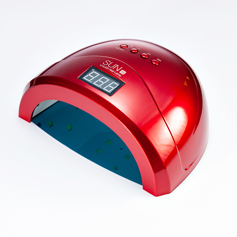 

SUN1S Led Nail Lamp UV Lamp 365nm Vernis Gel LCD Digital 48W/24W Switch 110V/240V Nail Dryer for Gel Polish Machine Tools, White