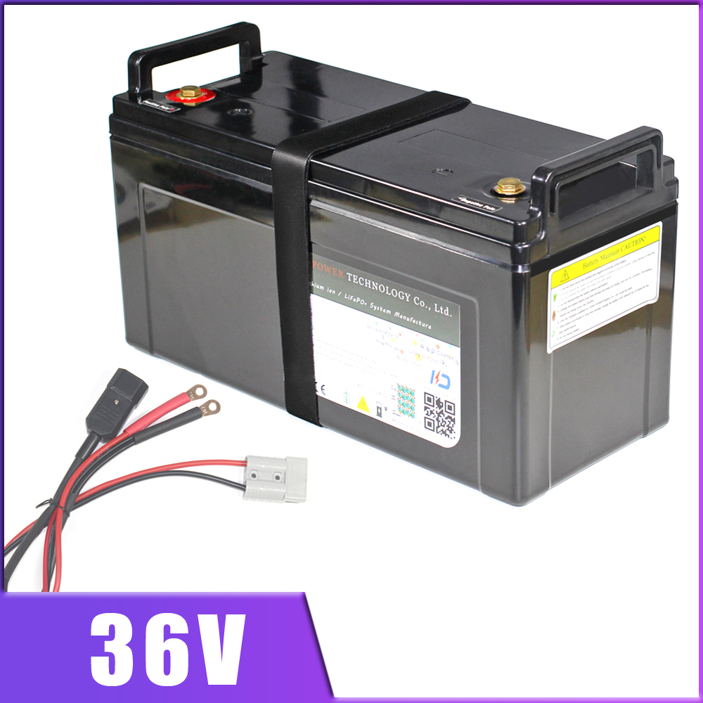 

36V 100AH Lithium ion Battery 80AH E bike Scooter Golf Car Electric vehicle Li IP68 Waterproof With BMS Charger