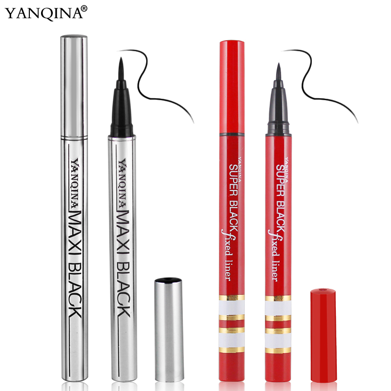 

Black Long Lasting Eye Liner Pencil Waterproof Eyeliner Smudge-Proof Cosmetic Beauty Makeup Liquid, Red