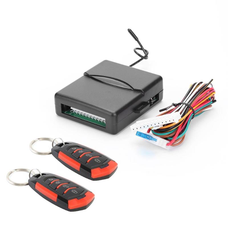 

Universal Car Remote Central Door Lock Auto Keyless Entry Alarm System Central Locking Kit Support Remote Window Lift
