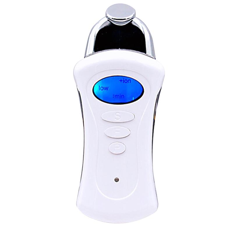 

Spa Device Portable Tool Handheld Facial Massager Galvanic USB Skin Care Micro Current LCD With 3 Heads Tightening