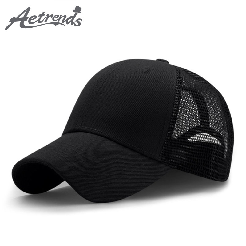 

AETRENDS] 2020 New Summer Sport Mesh Baseball Caps Men or Women Outdoor Snapback Bone Breathable Hats Z-6273, Red