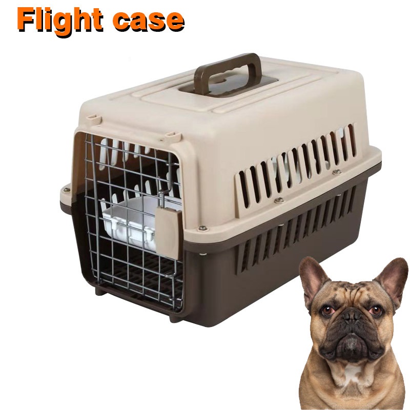 

Puppy Dog Air Plane Transport Box Breathable Cat Dog Pet Travel Carrier Box For Cats And Small Dogs Pet Cat Cage WLYANG