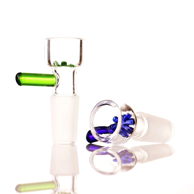 

Smoking 14mm Bowl Male Joint With flower Snowflake Filter 4 Colors For Glass Water Bongs bowls
