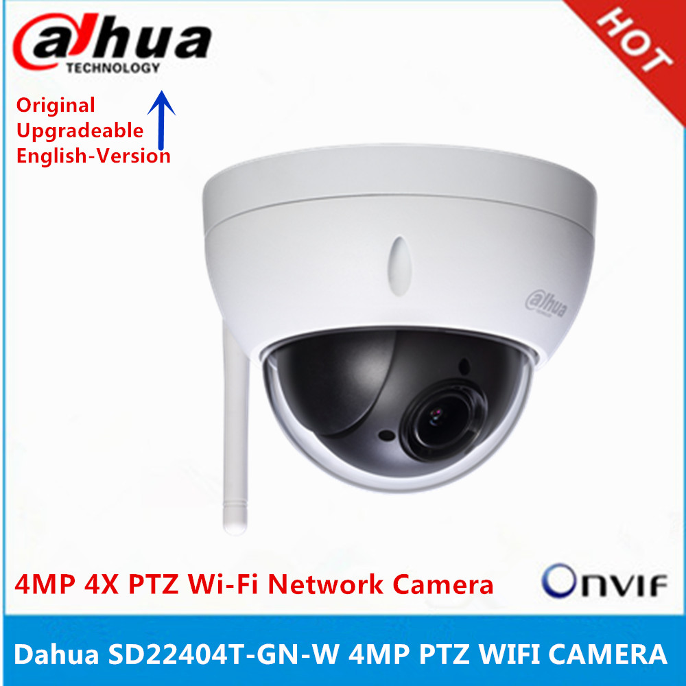 

Original SD22404T-GN-W 4MP 4X Zoom PTZ H.265 WDR ICR IVS Face Detect IP66 IK10 Onvif Wireless WiFi Network CCTV IP