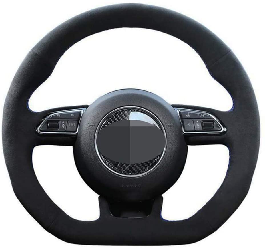 

Hand-sewing Suede Car Steering Wheel Cover,For Audi S3 8V Sportback S1 8X S4 B8 Avant S5 8T S6 C7 S7 G8 RS Q3 8U SQ5 8R