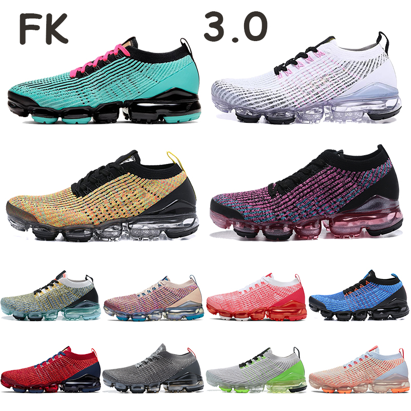 

FK 3.0 men women running shoes south beach noble red vivid purple iron grey white black pink sunset tint multi fly sneakers, Bubble wrap packaging