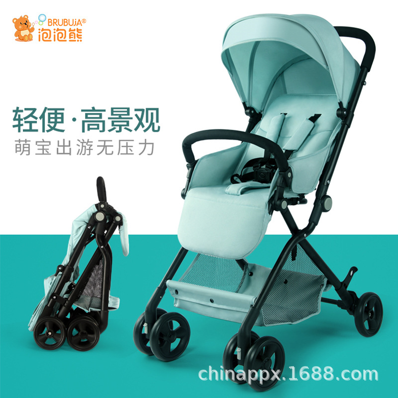 

Baby Carriage Lightweight, High View, Four-wheeled Baby Carriage