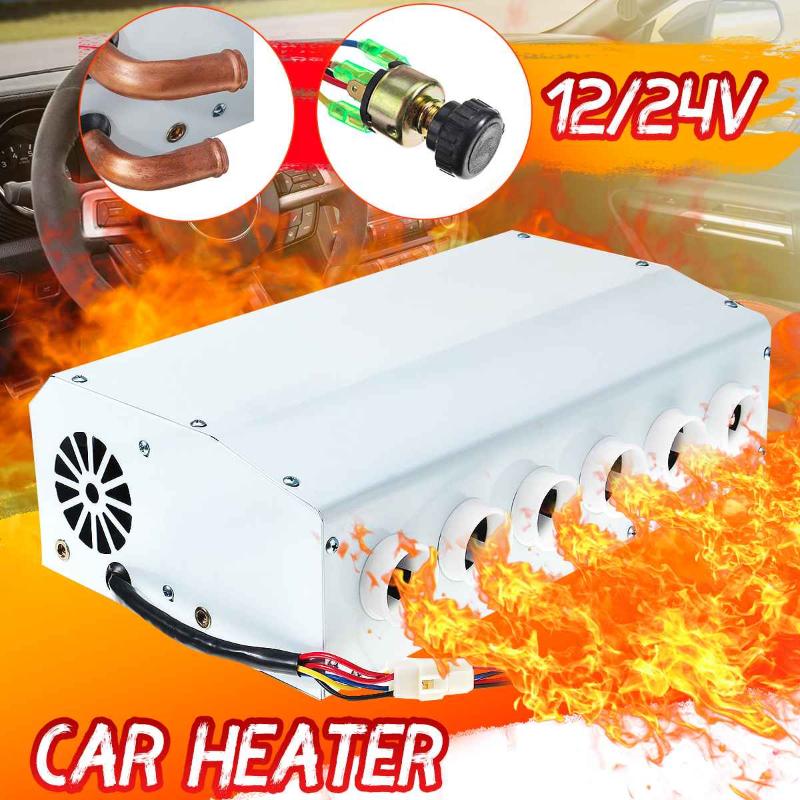 

DC 12V/24V Car Heater Electronic 2000W 16 Root Bold Copper Tube 10 Large Wind Hole Electric Car Heaters