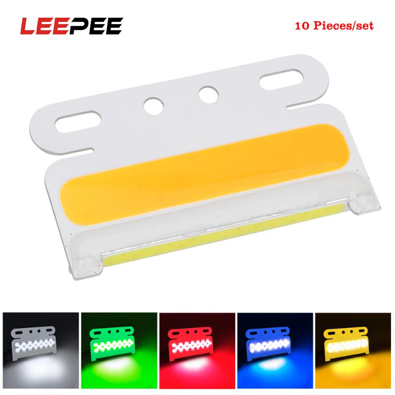 

LEEPEE 10Pcs/set Truck COB Side Light LED Turning Signal Lamp Super Bright Waterproof Lorry Night Running Bulb 24V 42 LED, As pic