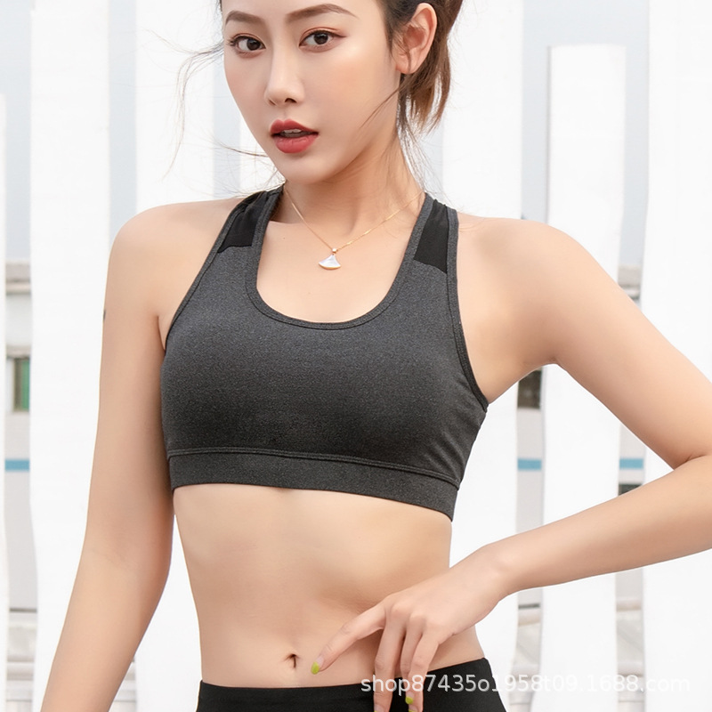 

Sports Underwear Womens Breathable -resistant Push-up Vest Style High Strength Beauty Back Running Quick-Dry Fitness /30, White