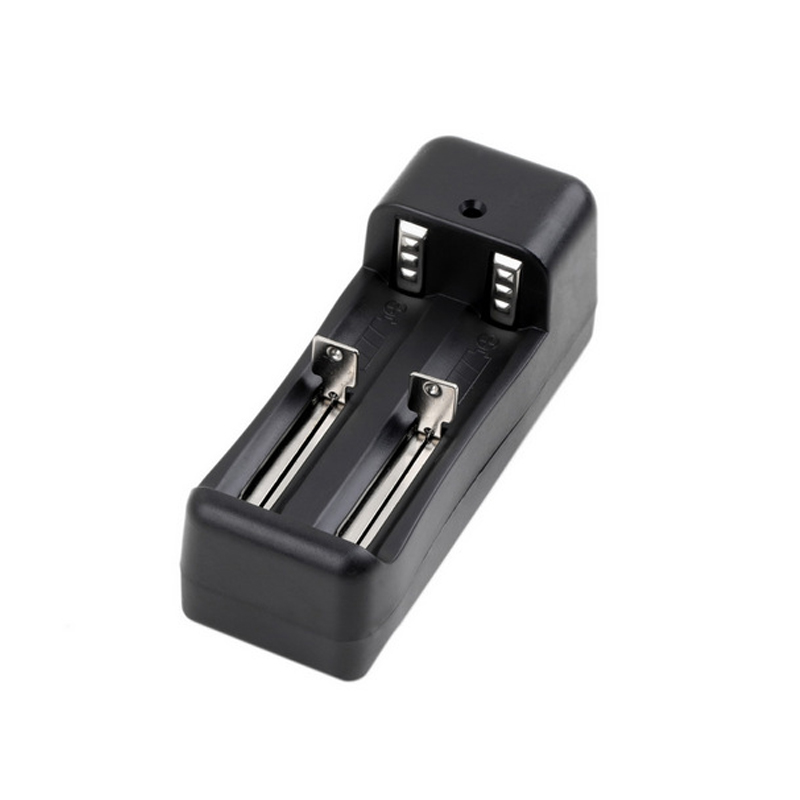 

3.7V Universal Dual Slot Charger 18650 16340 26650 18350 Lithium Battery Rechargeable Charger With US EU Plug for Electronic Cigarette kit