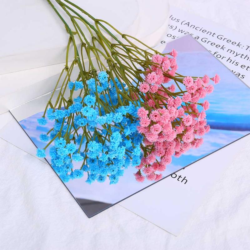 

1 Pcs Lovely Silk Artificial Gypsophila Flowers Floral Wedding Bouquet Dried Flowers Party Decoration Home Bedroom, White