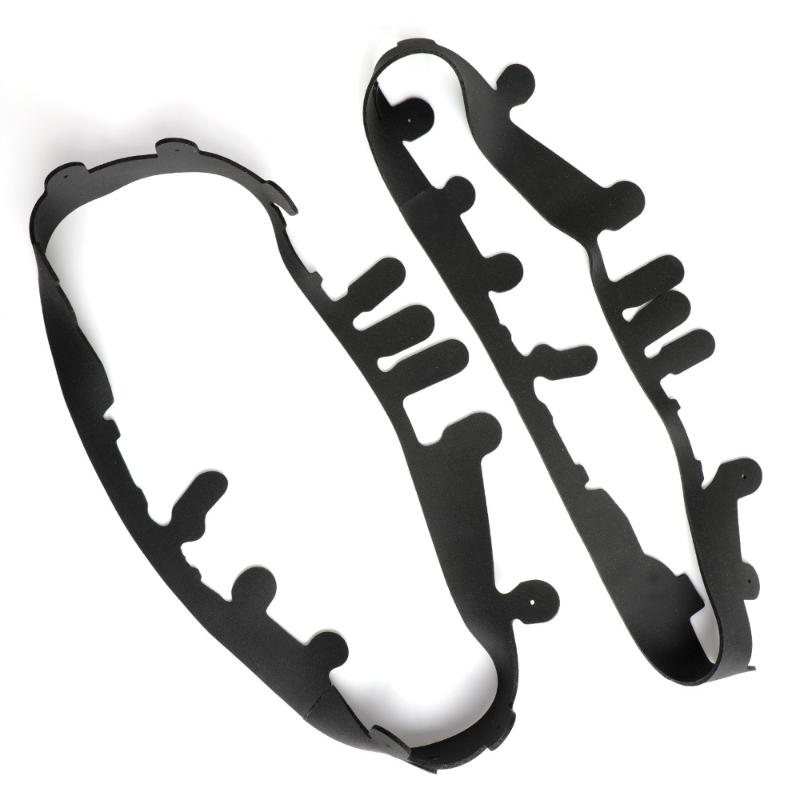 

Areyourshop 2PCS Headlight Lens Replacement Black Trim Gaskets For C6 Corvette 2005-2013 Car Accessories Auto Parts