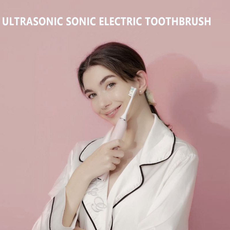

Ultrasonic Sonic Electric Toothbrush USB Rechargeable Smart Tooth Brush Home Adult Waterproof Brush with 5 Mode
