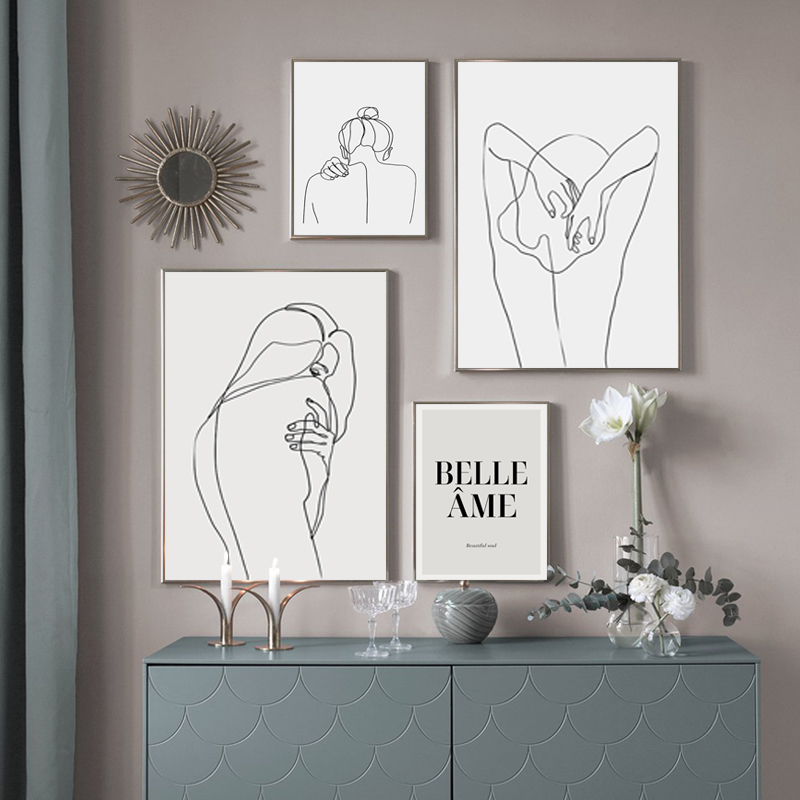 abstract figures prints