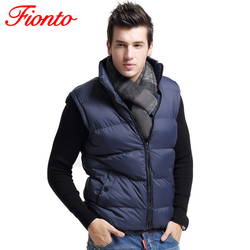 

Men Casual Vest Coat Solid Color Autumn Winter Jacket Mens New Fashion Sleeveless Mandarin Collar Slim Warm Vest Outerwear A182, Red winter coat