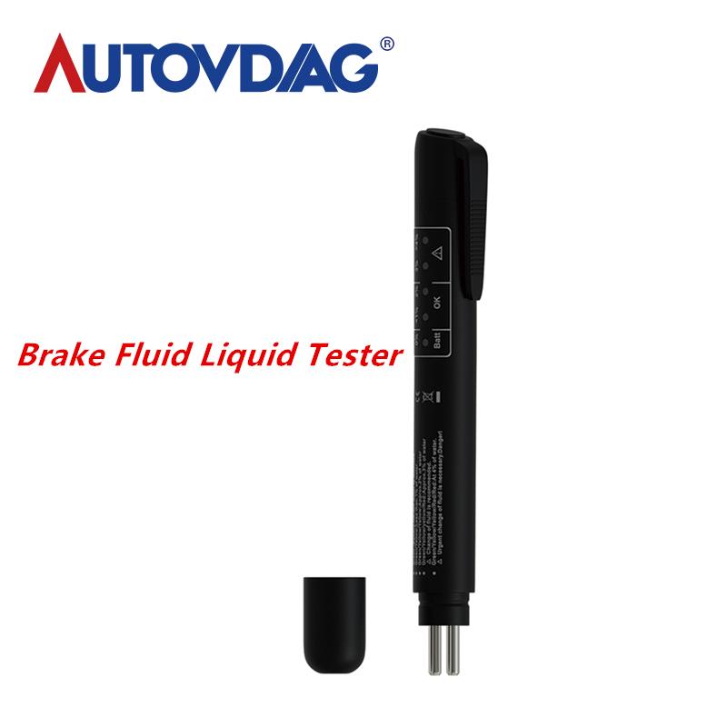 

Auto Oil Check Pen Brake Fluid Liquid Tester Pen With 5 LED Car Auto Oil Testing Diagnostic Tools MINI Brake Fluid Tester