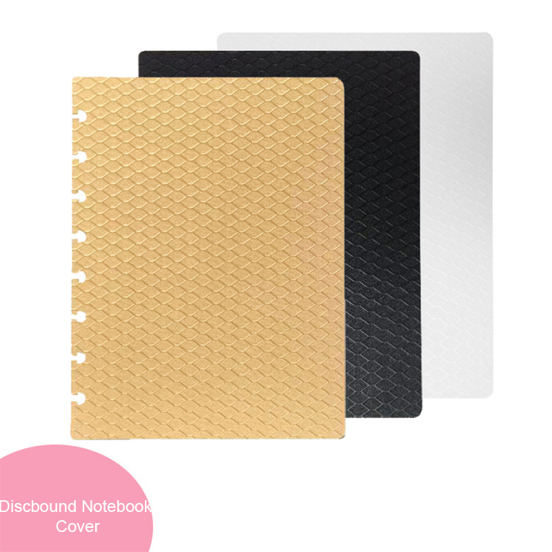

Fromthenon A5 Mushroom Hole PU Spare Cover 8 Hole Disc Ring Discbound Notebook Cover Loose-leaf Notepad Scrapbooking Accessories
