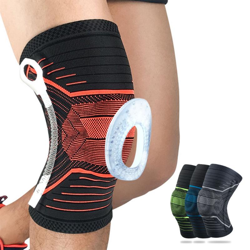 

New Fitness Running Cycling Knee Support Braces Elastic Nylon Sport Compression Knee Pad, Green