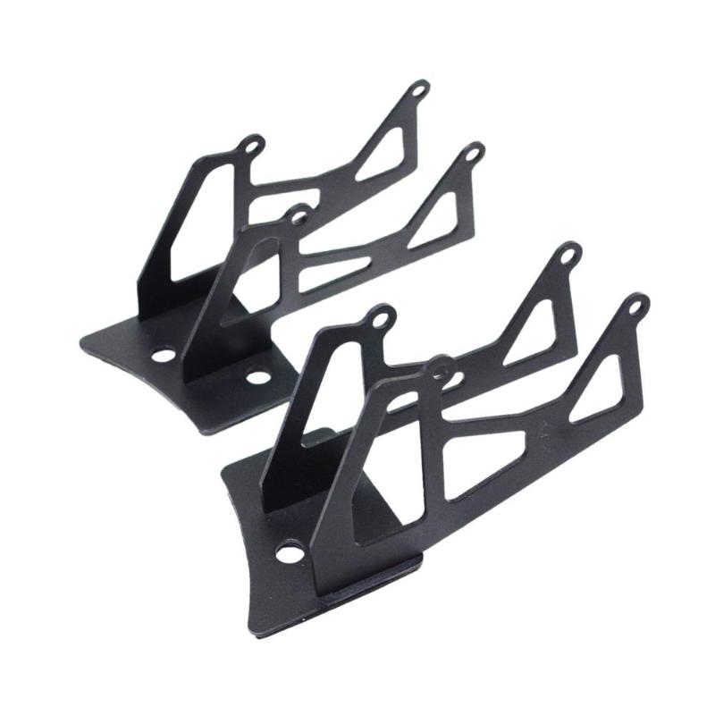 

Windshield Aluminum Hinge Lower Corner Brackets For LED Work Light on jee p wran gler JK 2007-2020