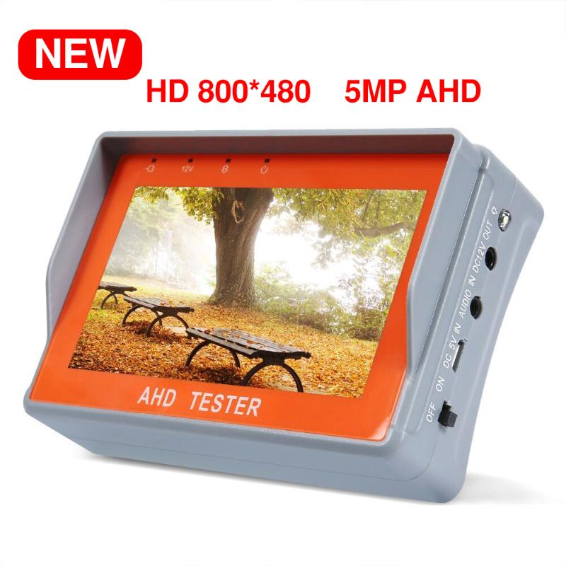 

5 inch 8MP cctv tester camera cctv video tester AHD monitor TVI CVI CVBS portable Monitor Support UTC PTZ cameras