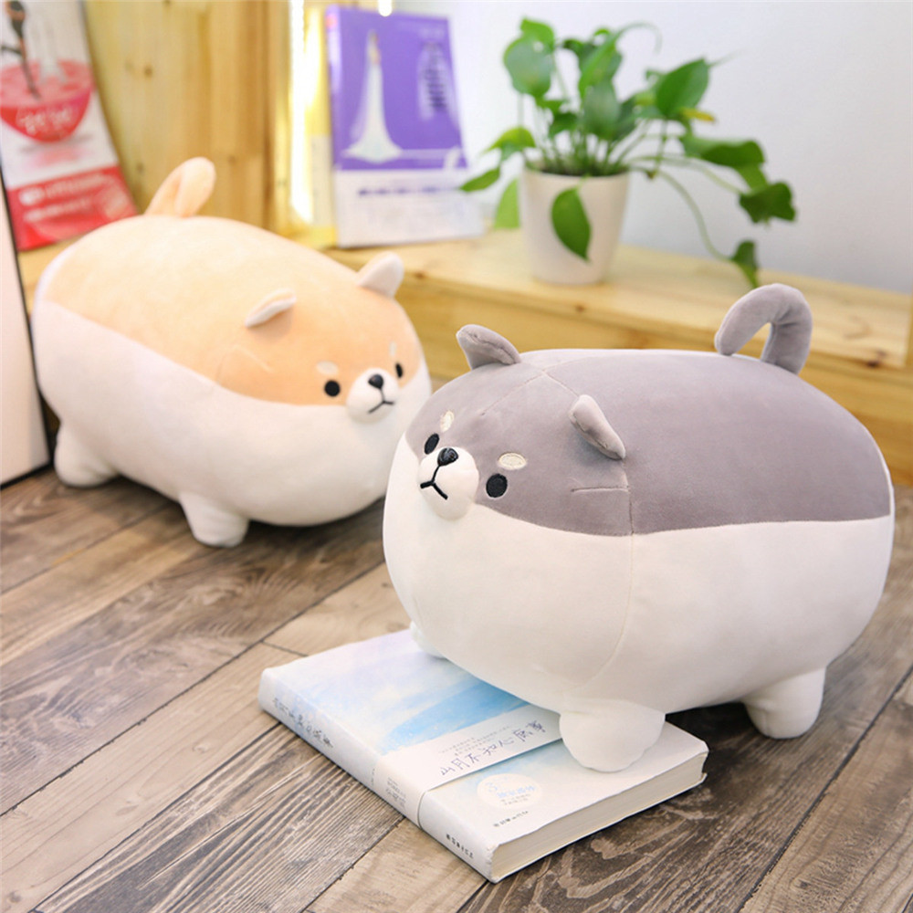 sleeping shiba inu plush