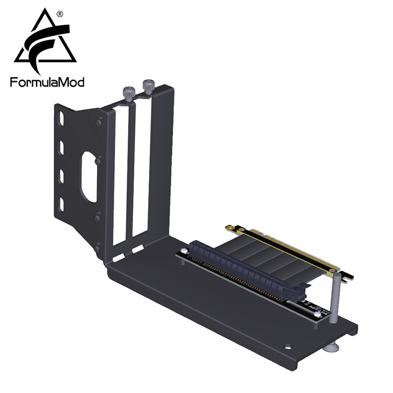 

FormulaMod Fm-ZJYCX, Graphics Card Vertical Holder With Extension Cable, Fixed GPU Vertical, PCI-E Built-in Steering Bracket