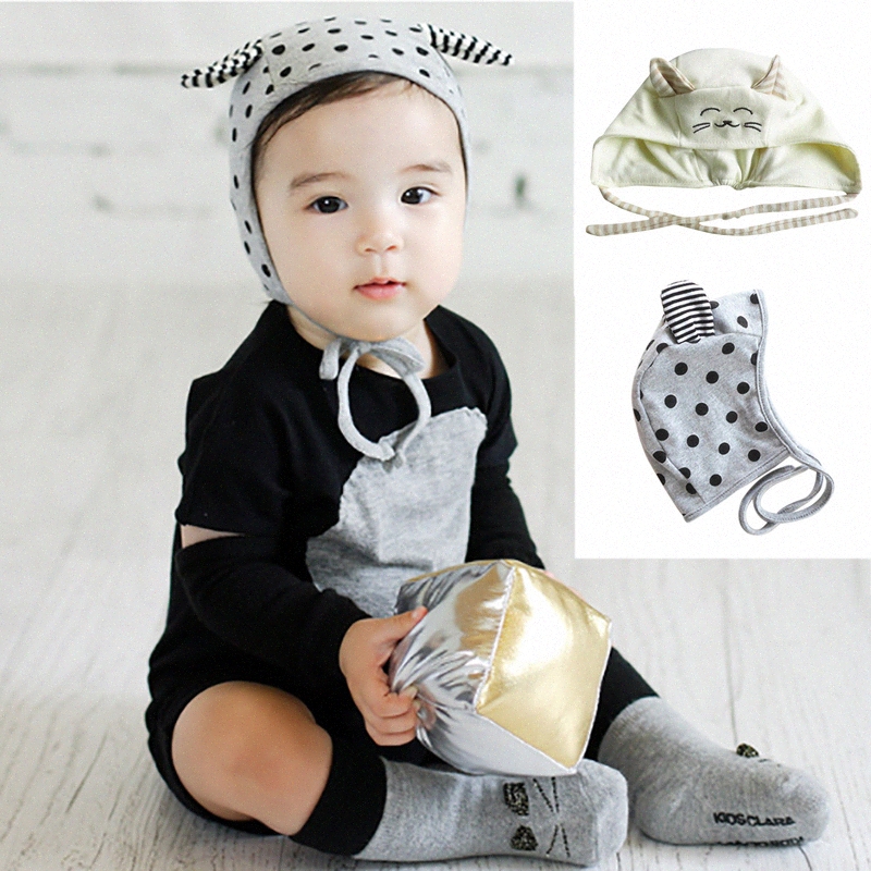 Toddlers Baby Girls Cartoon Cotton Sleep Cap Headwear Hat Newborn Beanie Caps US