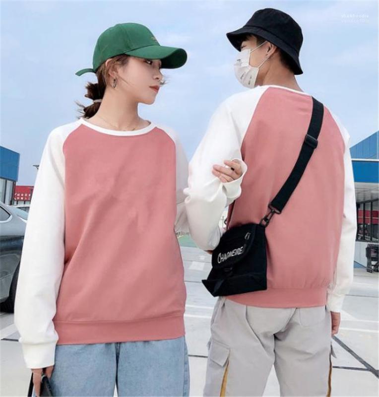 

Long Sleeve Mens Womens Sweatshirts Fashion Spring Autumn Couples Clothing Panelled Mens Womens Designer Sweatshirts Casual, White