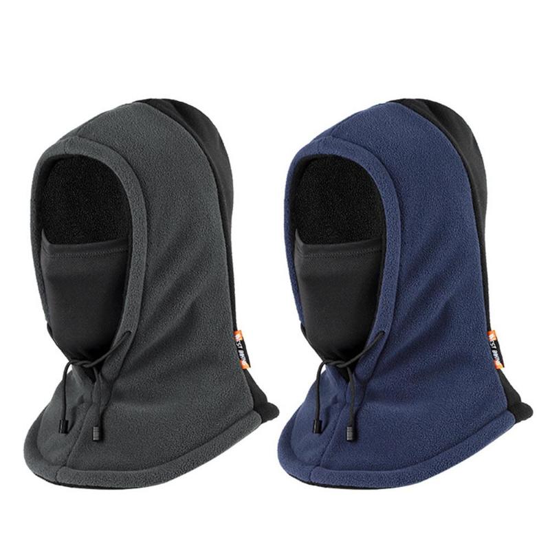 

Fleece Balaclava Warmer Windproof Hood Face Cover for Skiing Cycling, Red