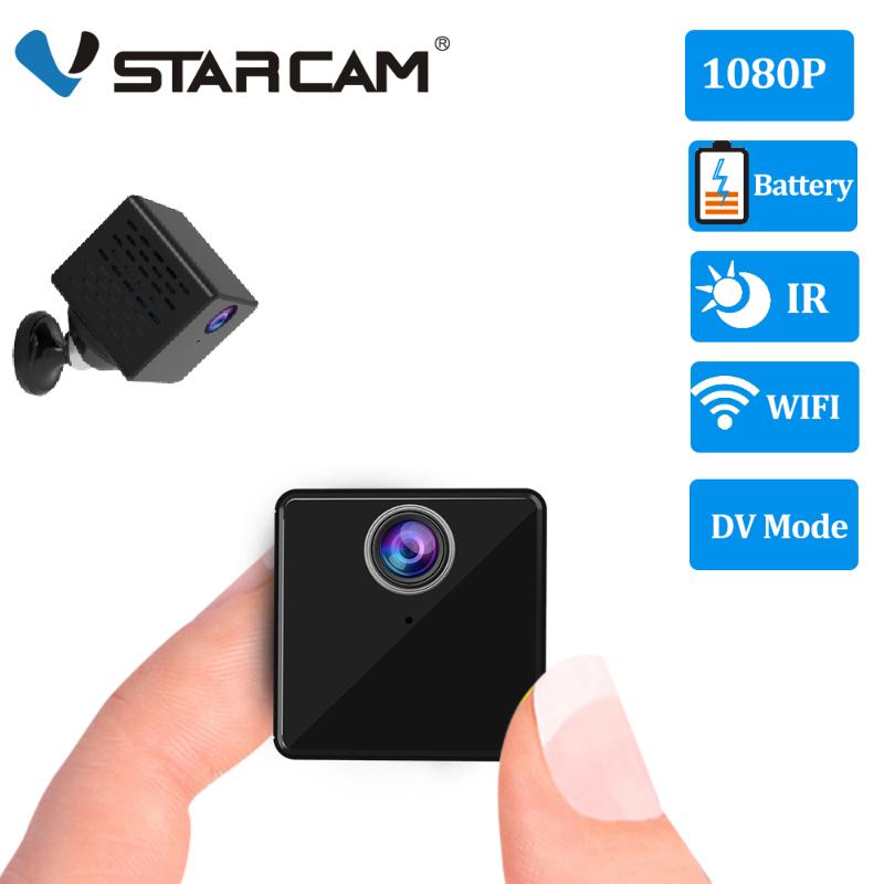 

Vstarcam 1080P Mini Camera C90S Rechargeable Battery IP Camera Security Sureveillance Wifi & DV Recorder 2 in 1