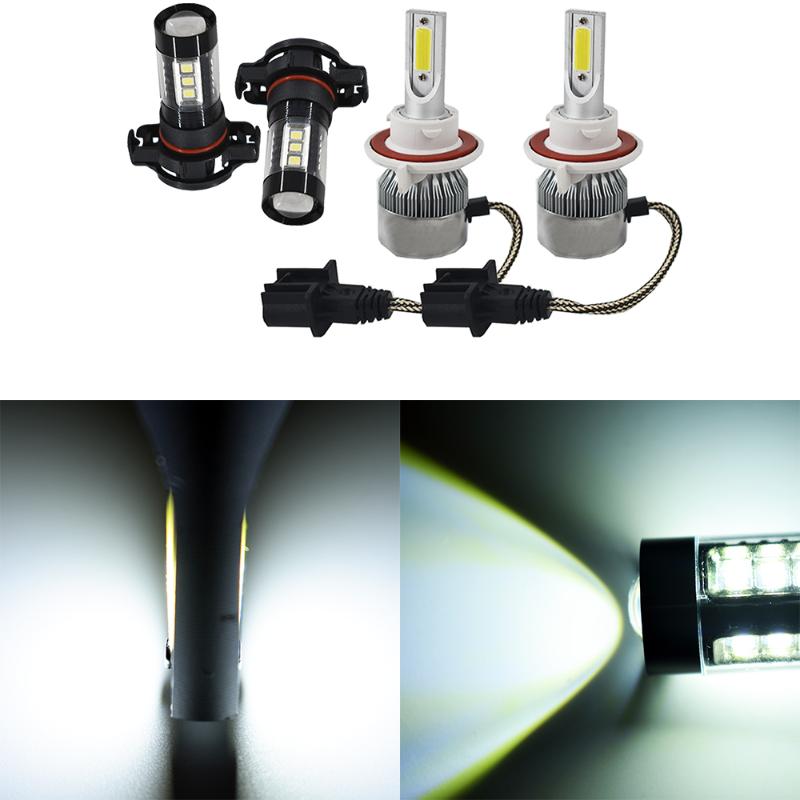 

Combo Pack H13 9008 LED Headlight+5202 Fog Light Bulbs for 2008-2012 Escape
