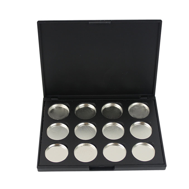 

Empty Magnetic Plate Eyeshadows Box Lipstick Case Mixing Palette Boxes for Cosmetics Shadows Cosmetic Case Beauty Makeup Tools, 12 iron-free plate